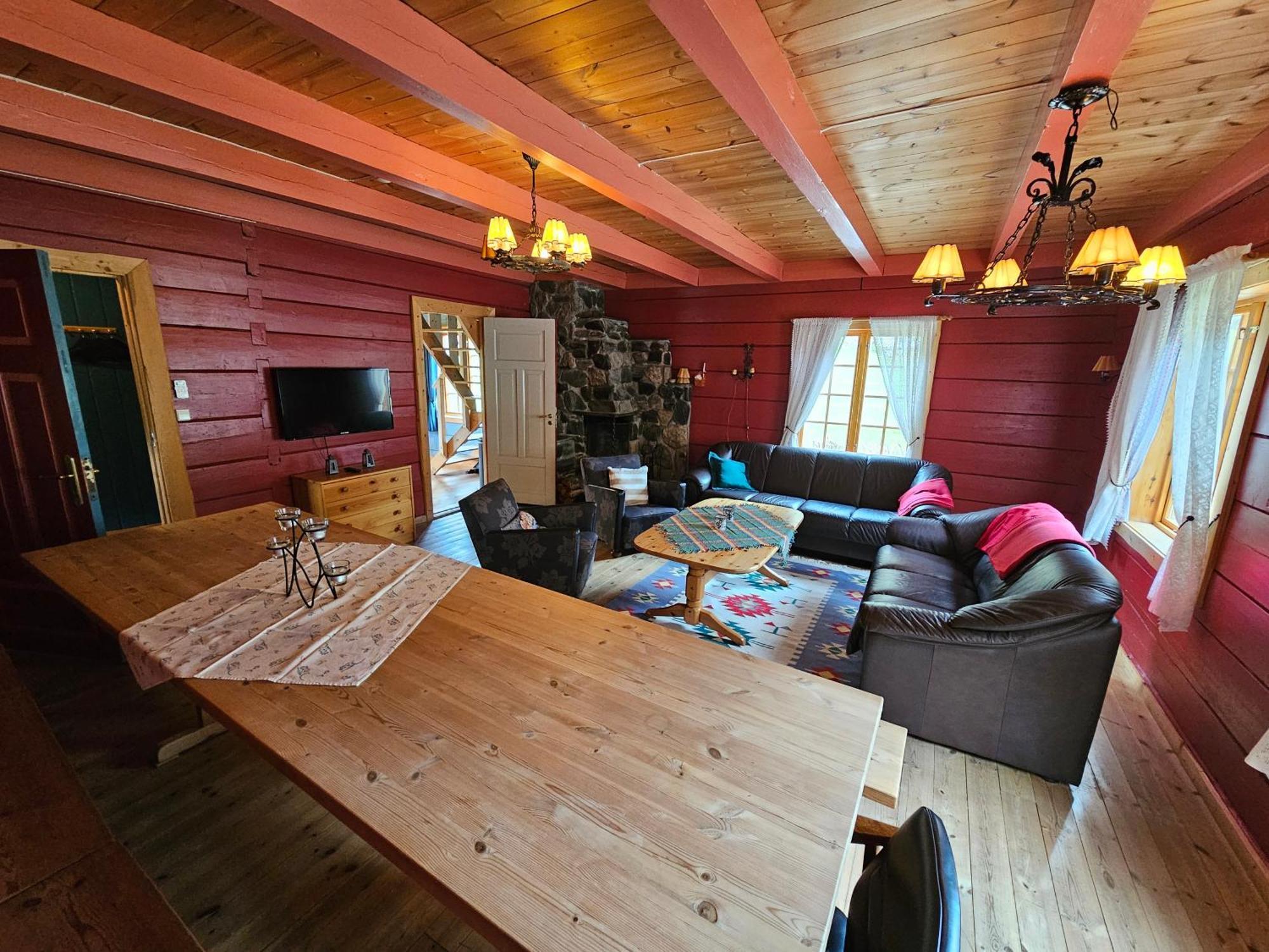Trollbu Aabrekk gard Villa Briksdalsbre Oda fotoğraf